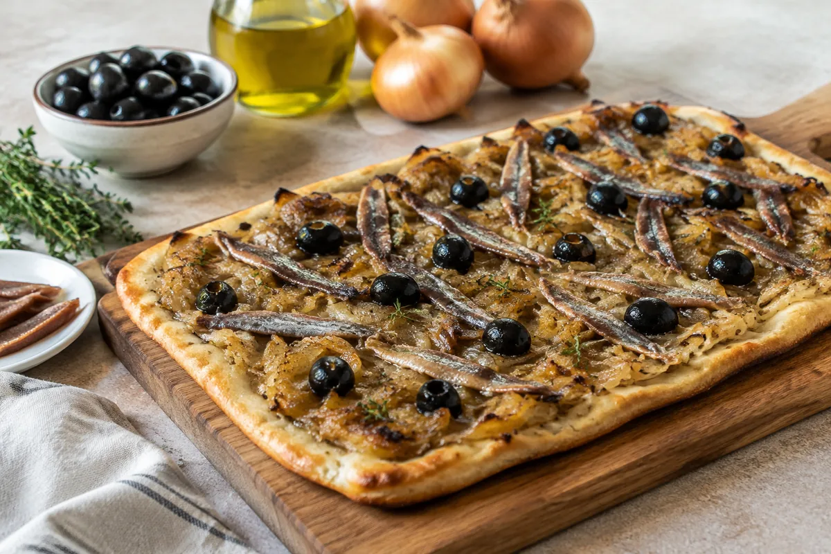 Comment préparer une pissaladière provençale sans détremper la pâte