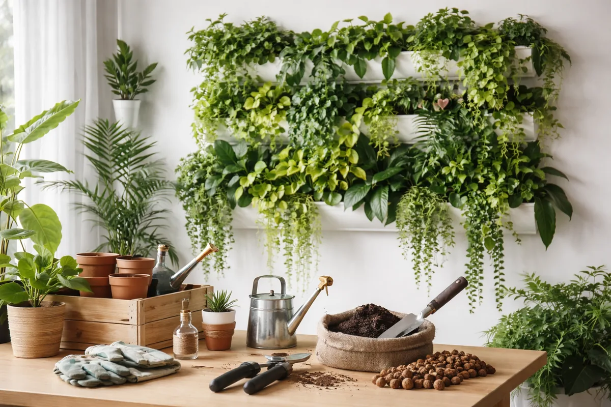 Quel matériel choisir pour réaliser un jardin vertical intérieur
